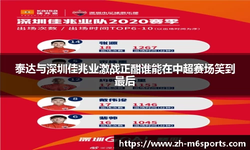 泰达与深圳佳兆业激战正酣谁能在中超赛场笑到最后